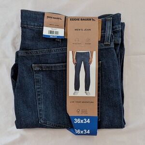 New Eddie Bauer Men's Denim Jeans Pants 36x34